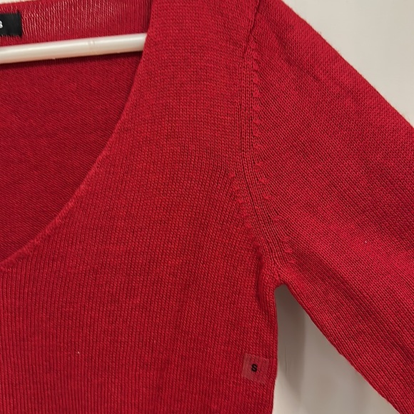 NWOT EXPRESS Woollen Mini dress with V-Neck and sleeves with pockets! Size UK S - Picture 12 of 13